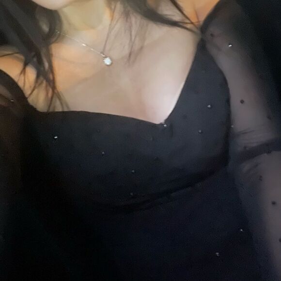 Privy Studded Rhinestone Dress- Size Medium - Picture 5 of 8